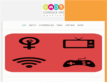 Tablet Screenshot of console-ingpassions.org